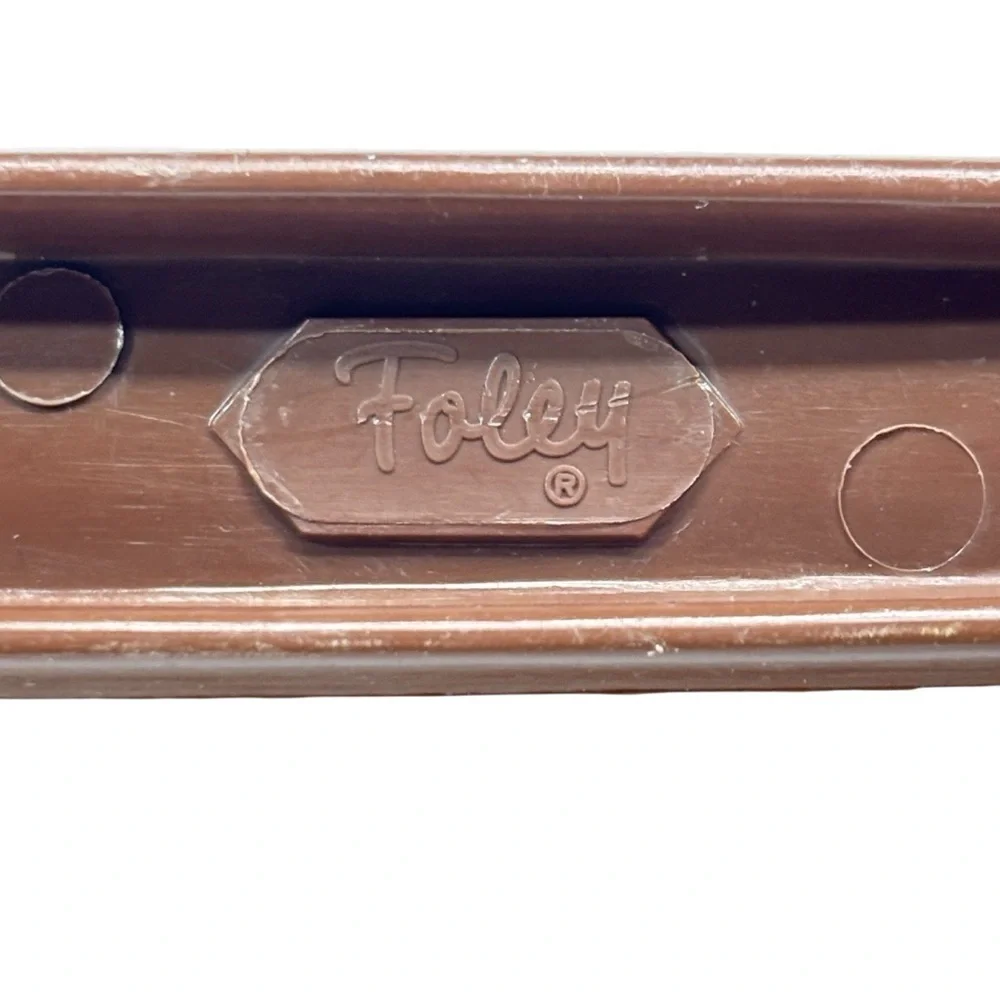 Vintage FOLEY Brown Nylon Mixing Spoon Kitchen Serving Utensil 1970s Country